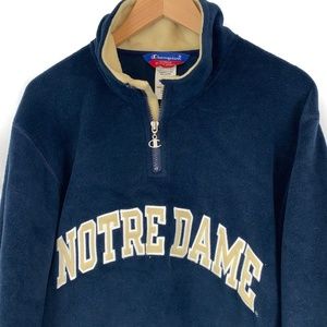 Vtg Champion Notre Dame Fleece Pullover